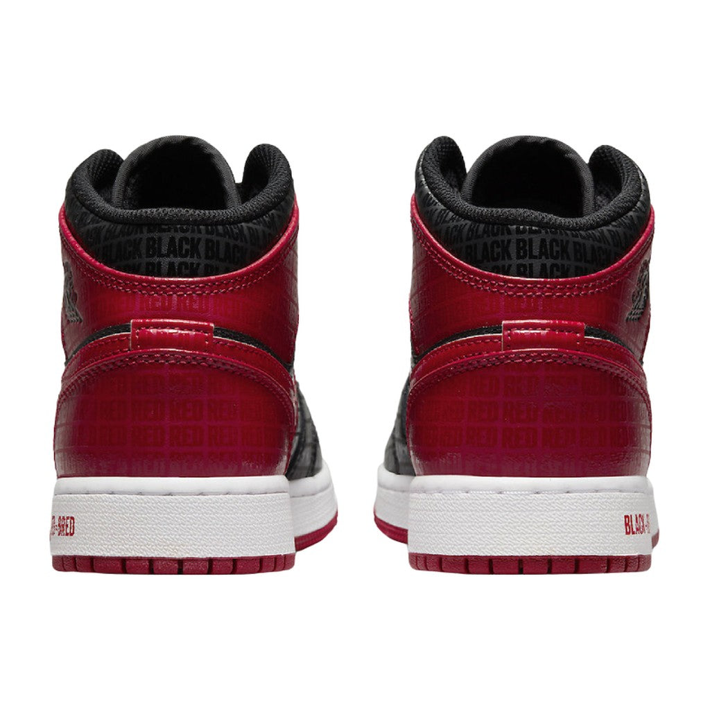 Nike Air Jordan 1 Mid Bred Text (GS)
