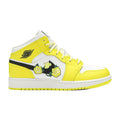 Nike Air Jordan 1 Mid Dynamic Yellow Floral (GS)