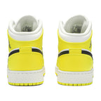 Nike Air Jordan 1 Mid Dynamic Yellow Floral (GS)