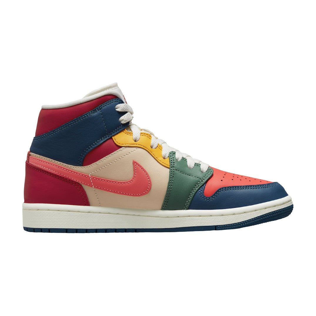 Nike Air Jordan 1 Mid Multi Color (2022) (W)