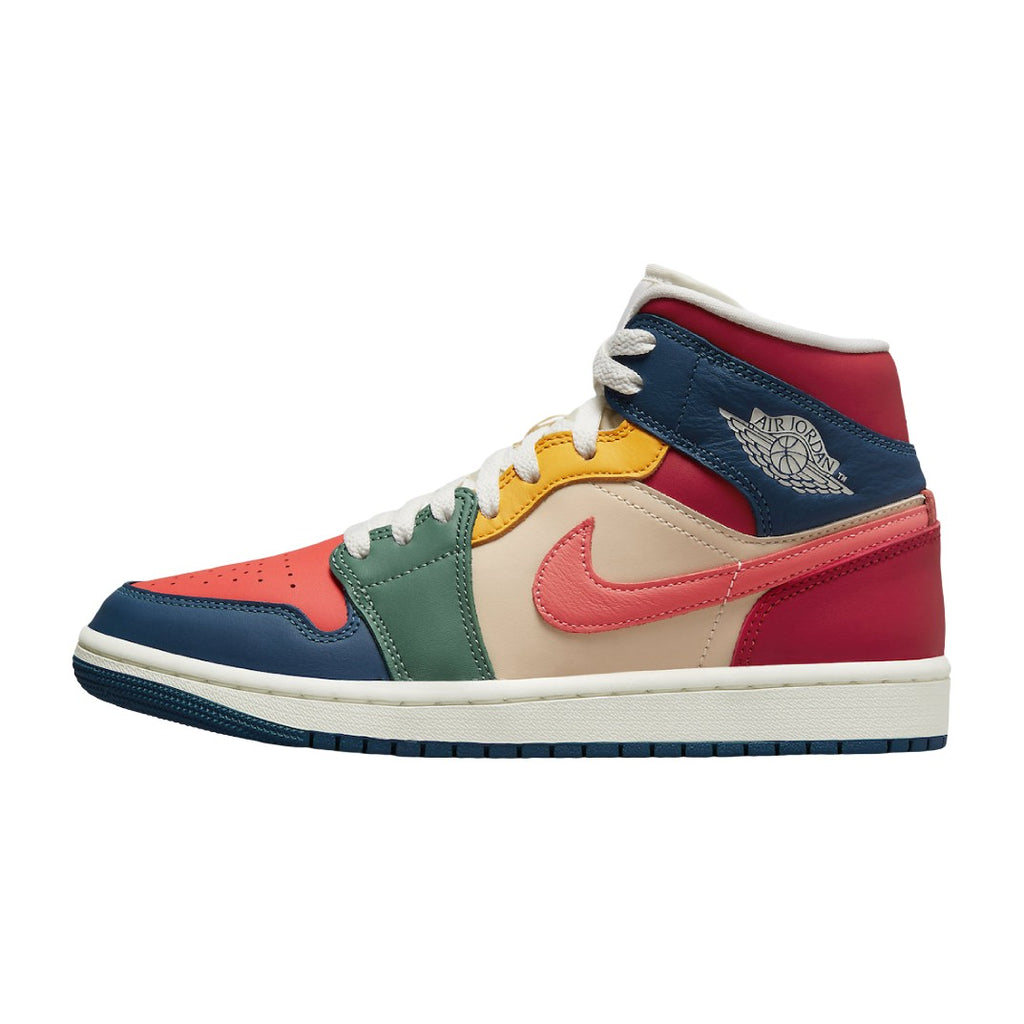 Nike Air Jordan 1 Mid Multi Color (2022) (W)