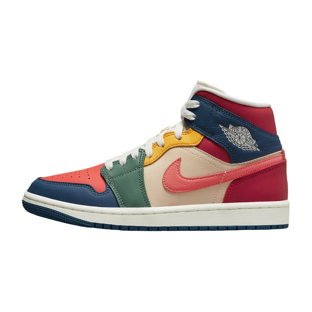 Nike Air Jordan 1 Mid Multi Color (2022) (W)