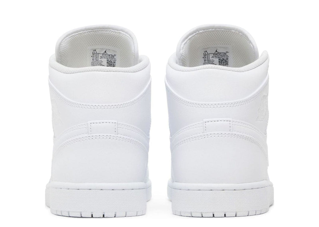 Nike Air Jordan 1 Mid Triple White
