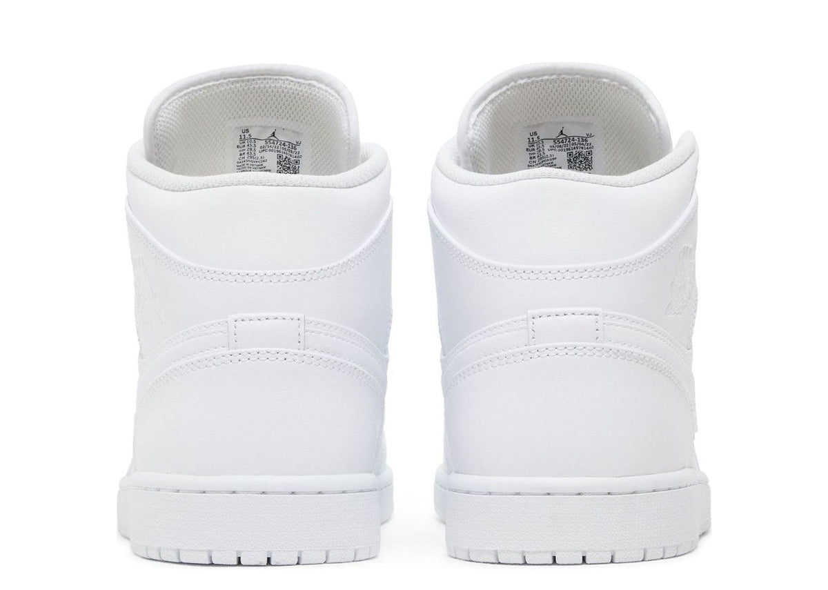 Nike Air Jordan 1 Mid Triple White