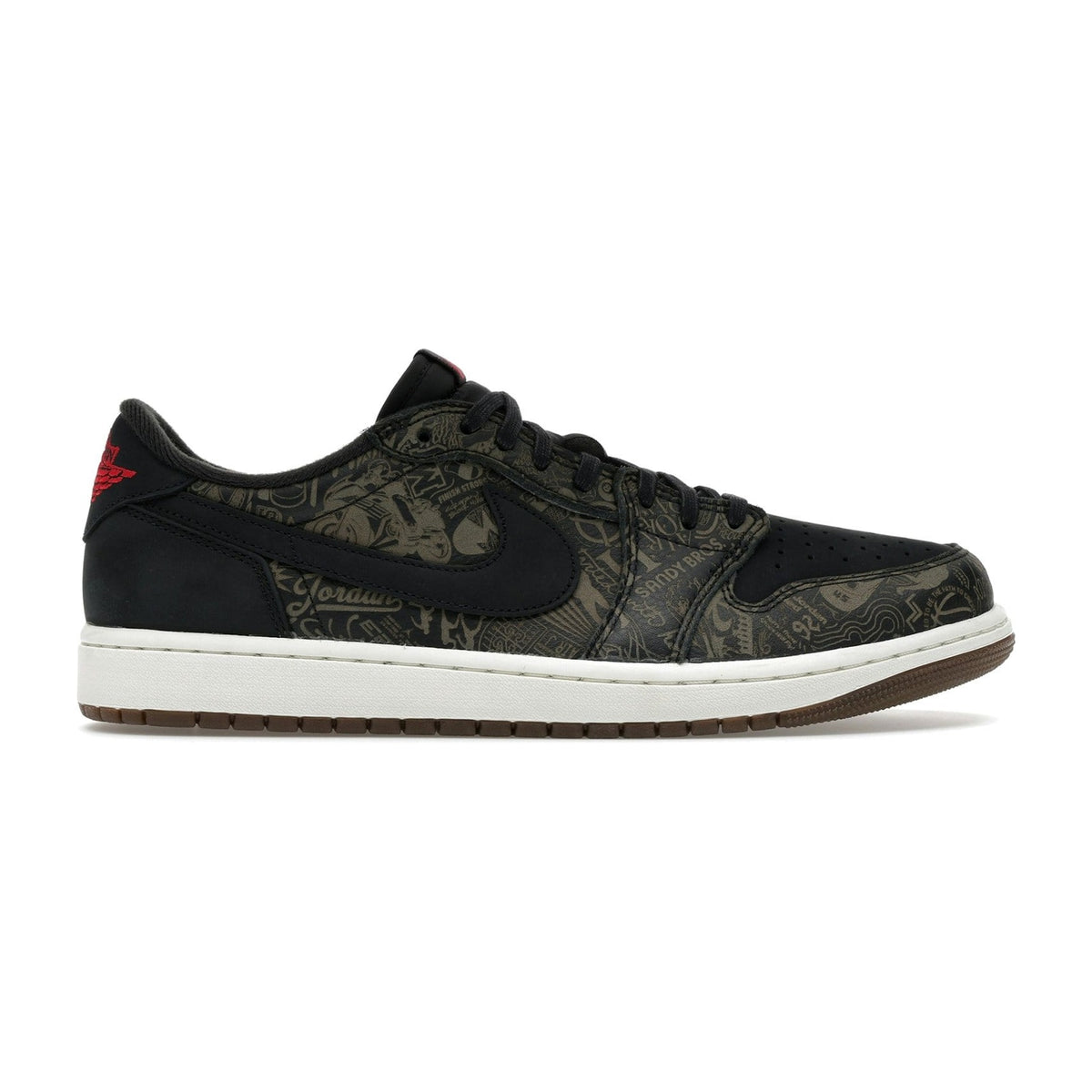 Nike Air Jordan 1 Retro Low OG Laser Black University Red