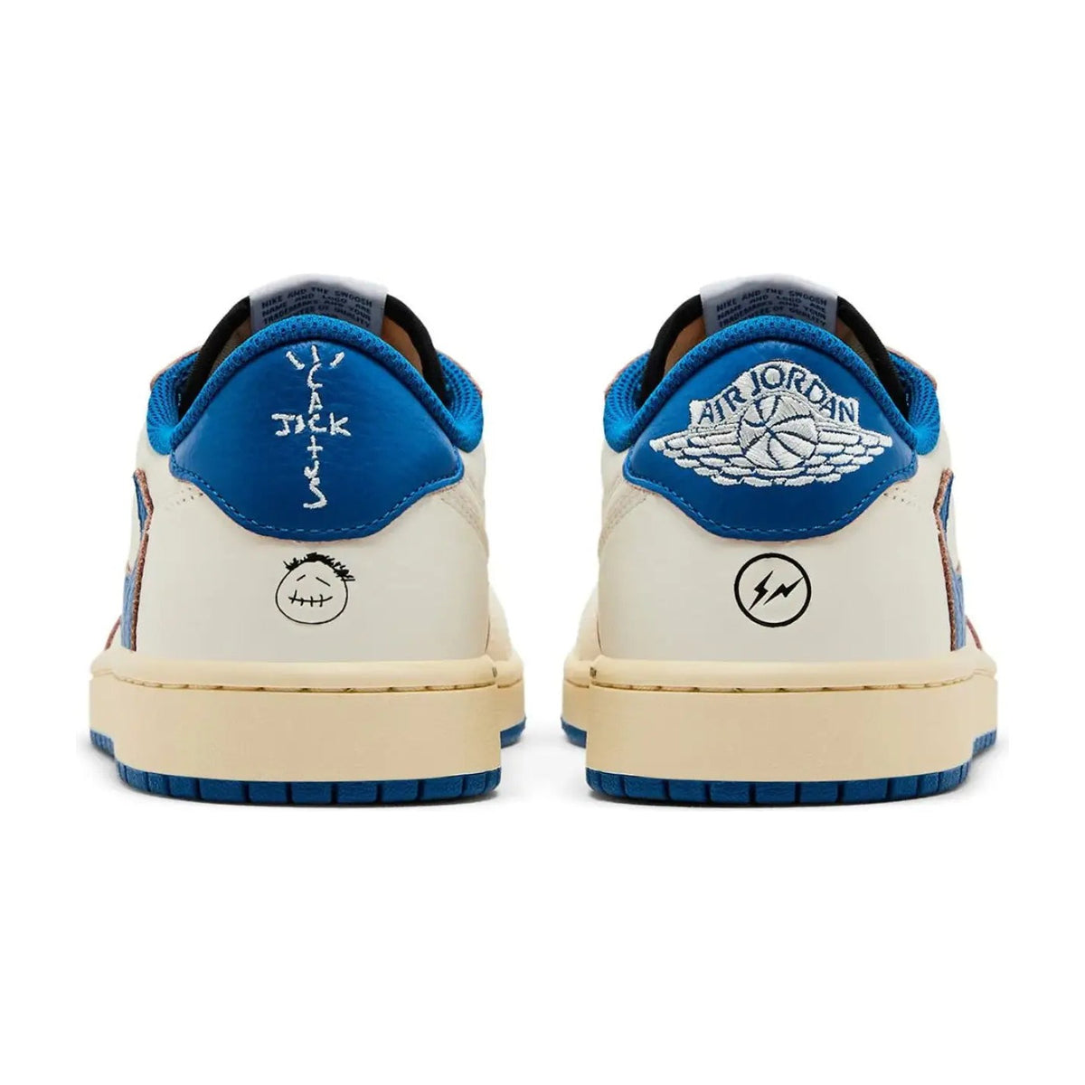 Nike Air Jordan 1 Retro Low OG SP Fragment x Travis Scott Sail Military Blue