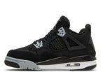 Nike Air Jordan 4 Retro Black Canvas (GS)