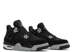 Nike Air Jordan 4 Retro Black Canvas (GS)