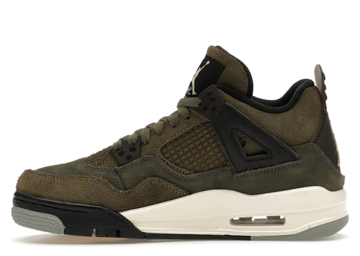 Nike Air Jordan 4 Retro SE Craft Medium Olive (GS)