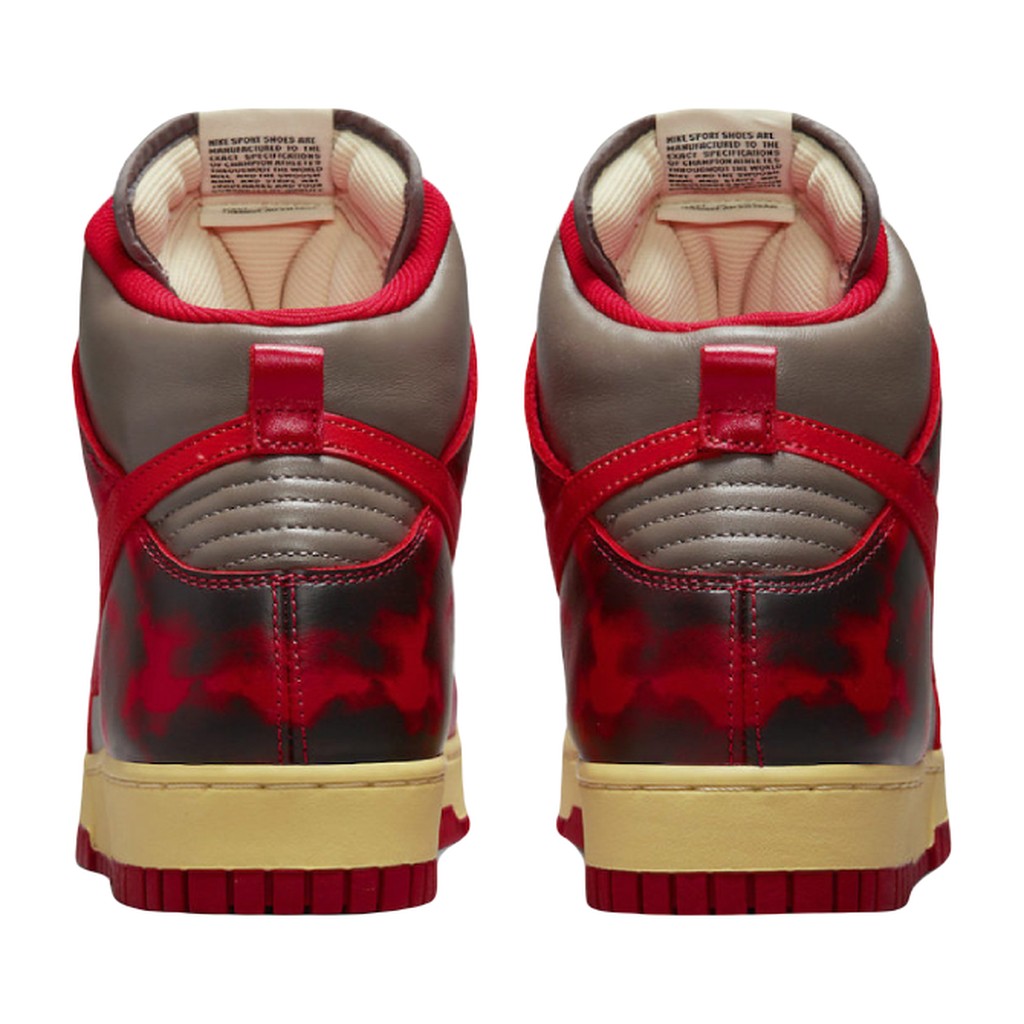 Nike Dunk High 1985 Red Acid Wash