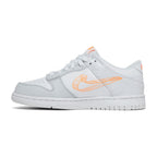 Nike Dunk Low SE 3 D Swoosh Pure Platinum Total Orange (GS)