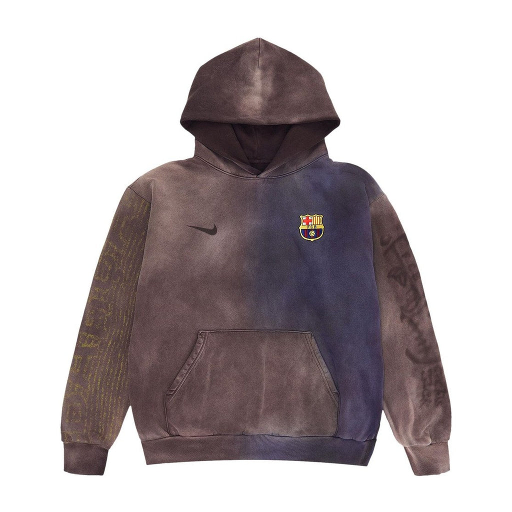 Nike FC Barcelona x Cactus Jack Split-Dye Crest Hoodie Brown