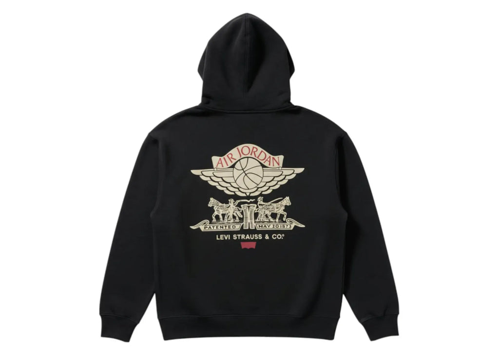 Nike Jordan x Levis Full Zip Hoodie Black