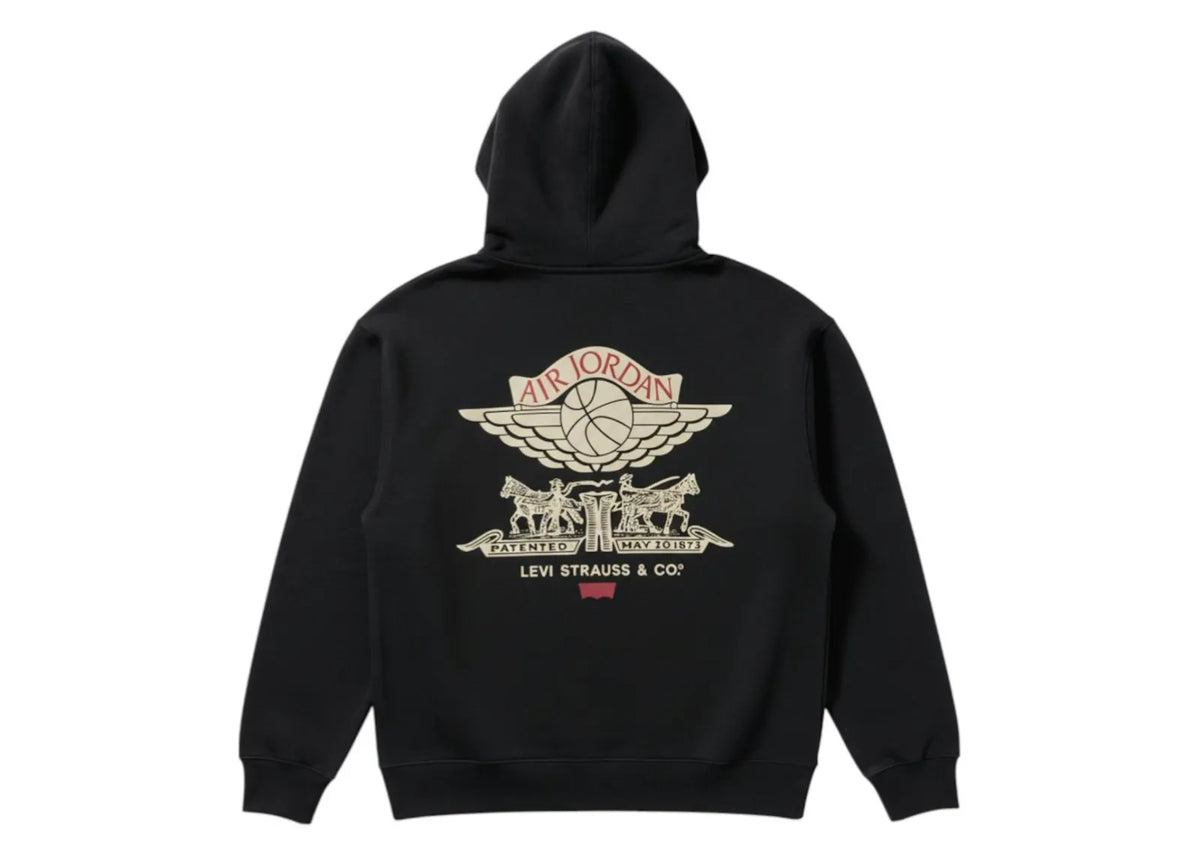 Nike Jordan x Levis Full Zip Hoodie Black