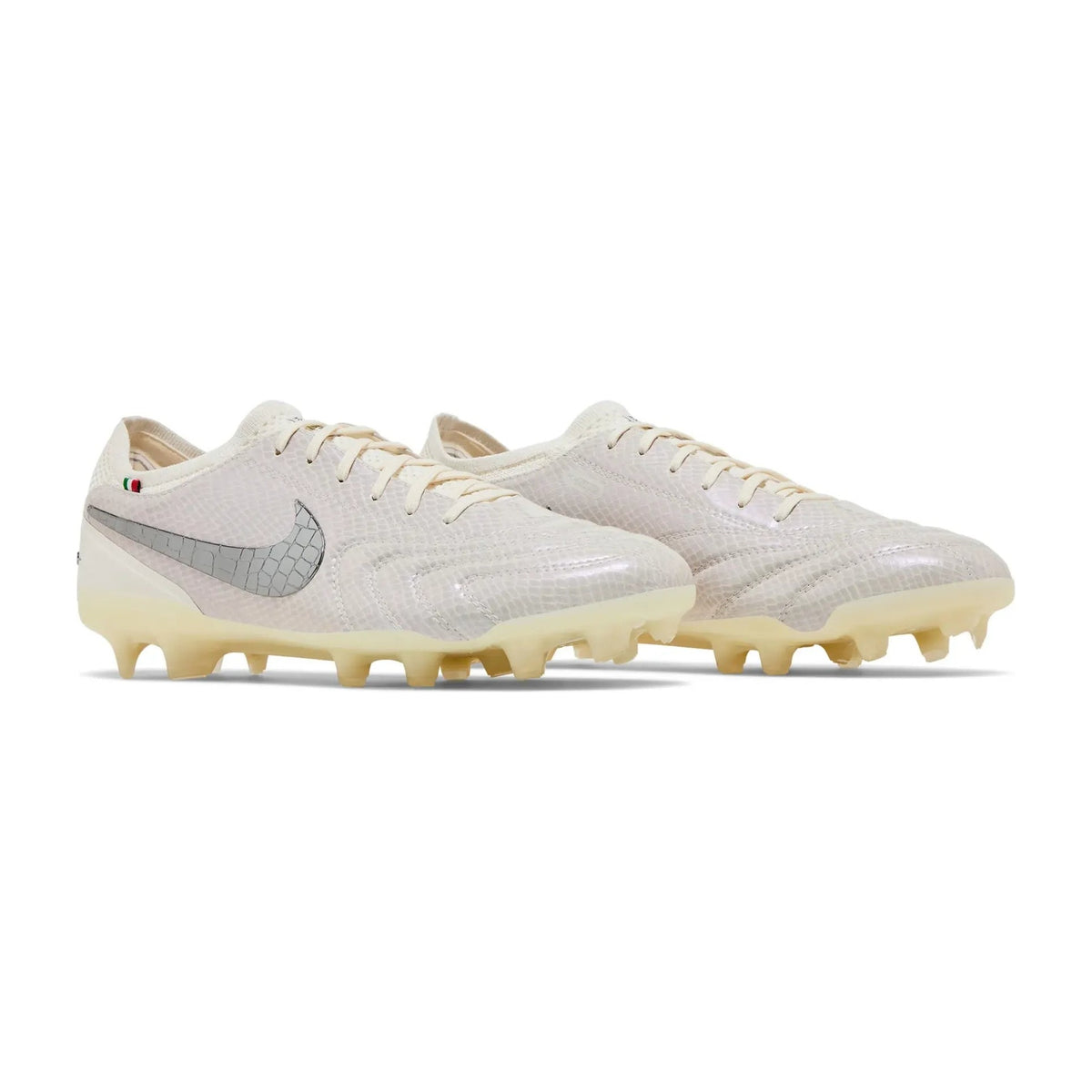 Nike Tiempo Legend 10 Elite Luxe FG Montebelluna Leather White Snakeskin
