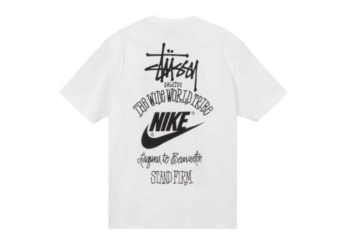 Nike x Stüssy The Wide World Tribe White Tshirt