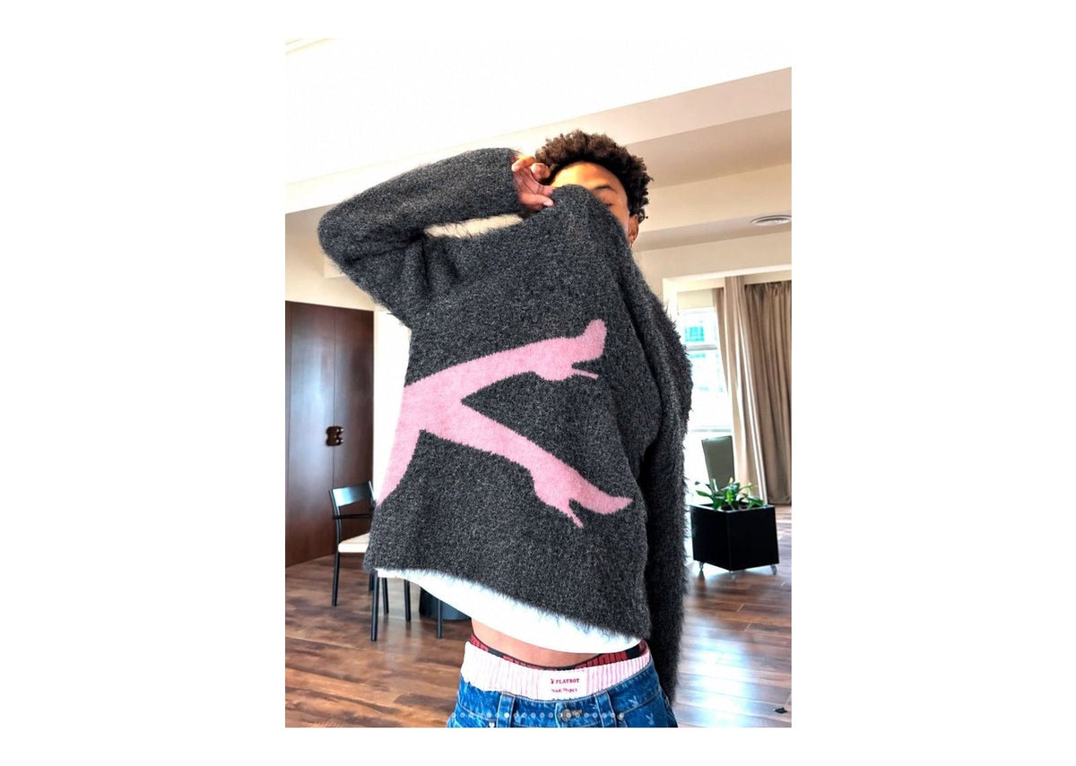 Nude Project Abbey Knit Sweater Ash