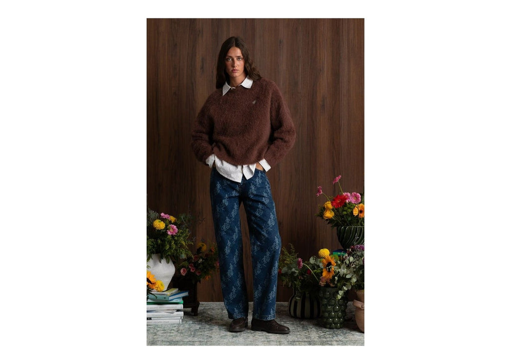 Nude Project Alpaca Knit Sweater Brown