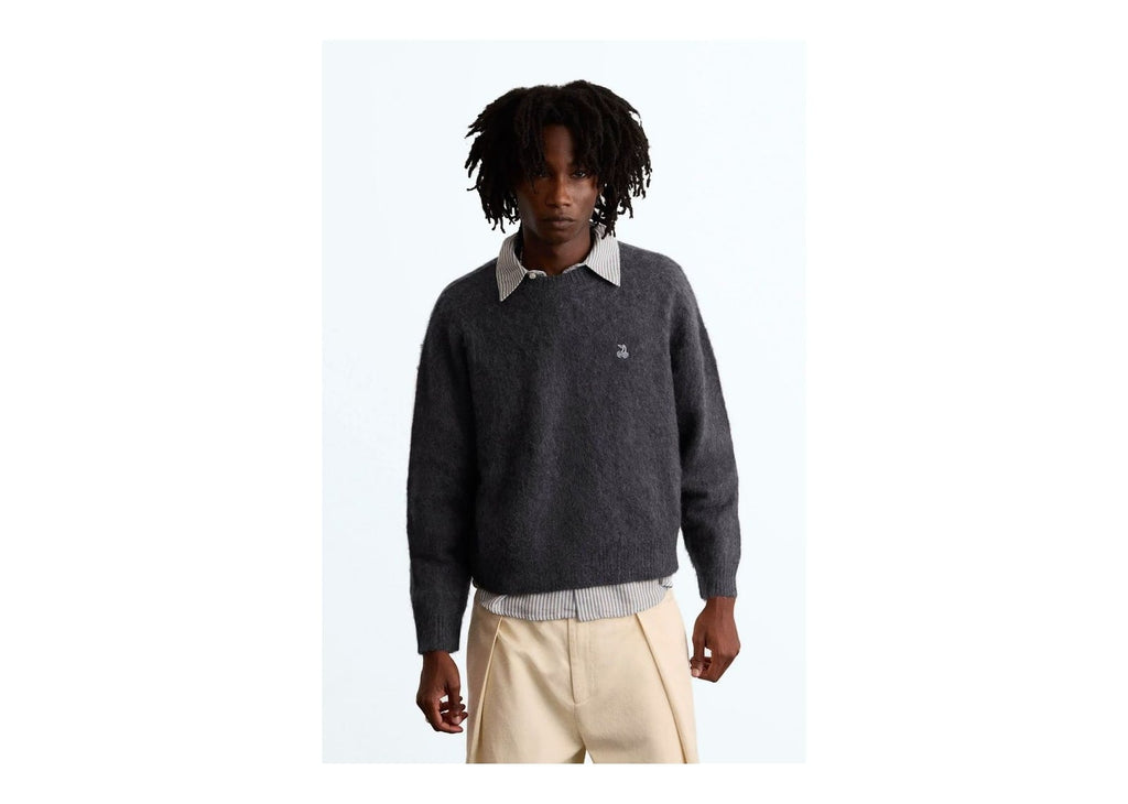 Nude Project Alpaca Knit Sweater Grey