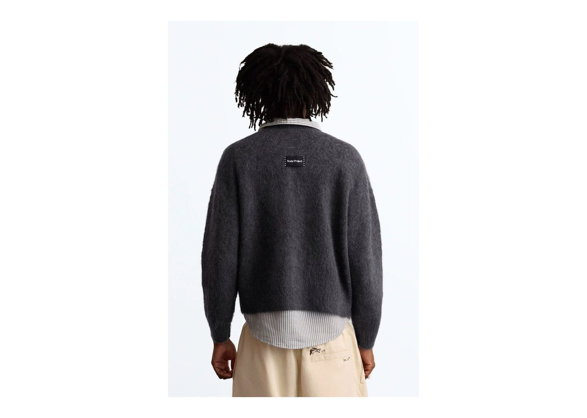 Nude Project Alpaca Knit Sweater Grey