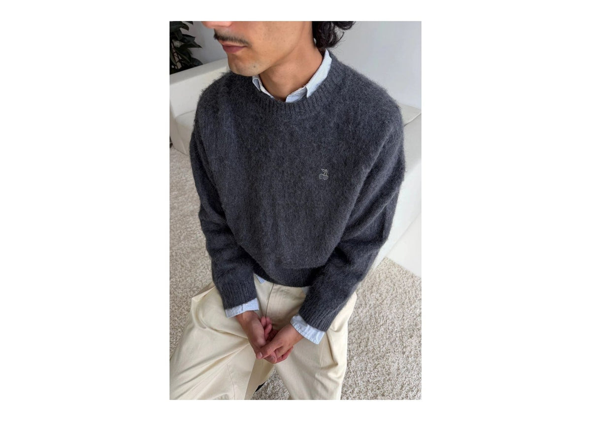 Nude Project Alpaca Knit Sweater Grey