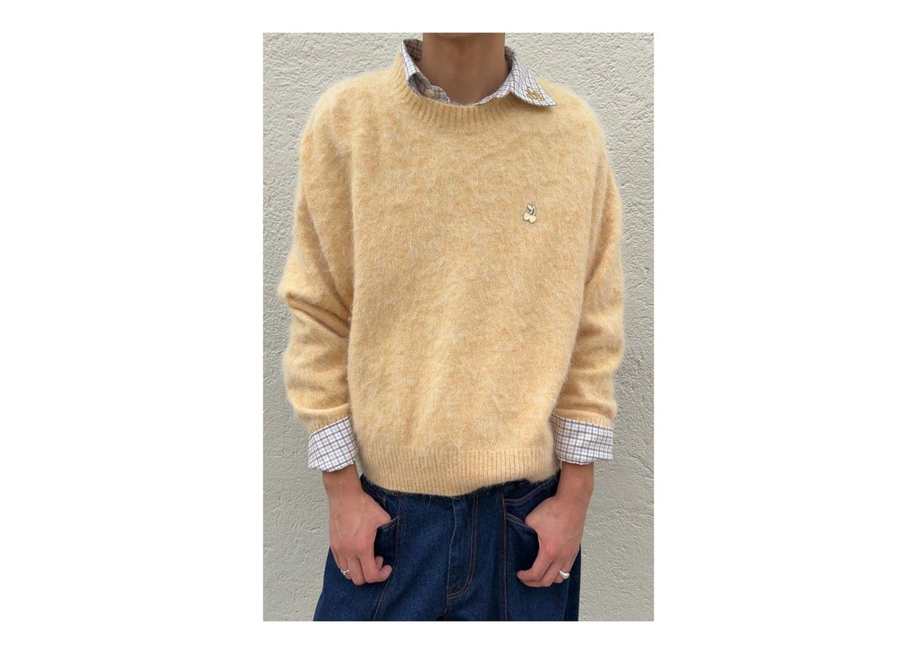 Nude Project Alpaca Knit Sweater Yellow