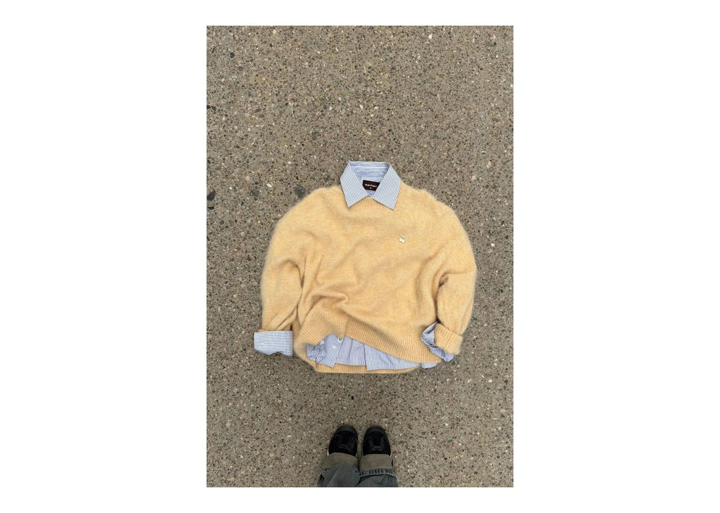 Nude Project Alpaca Knit Sweater Yellow