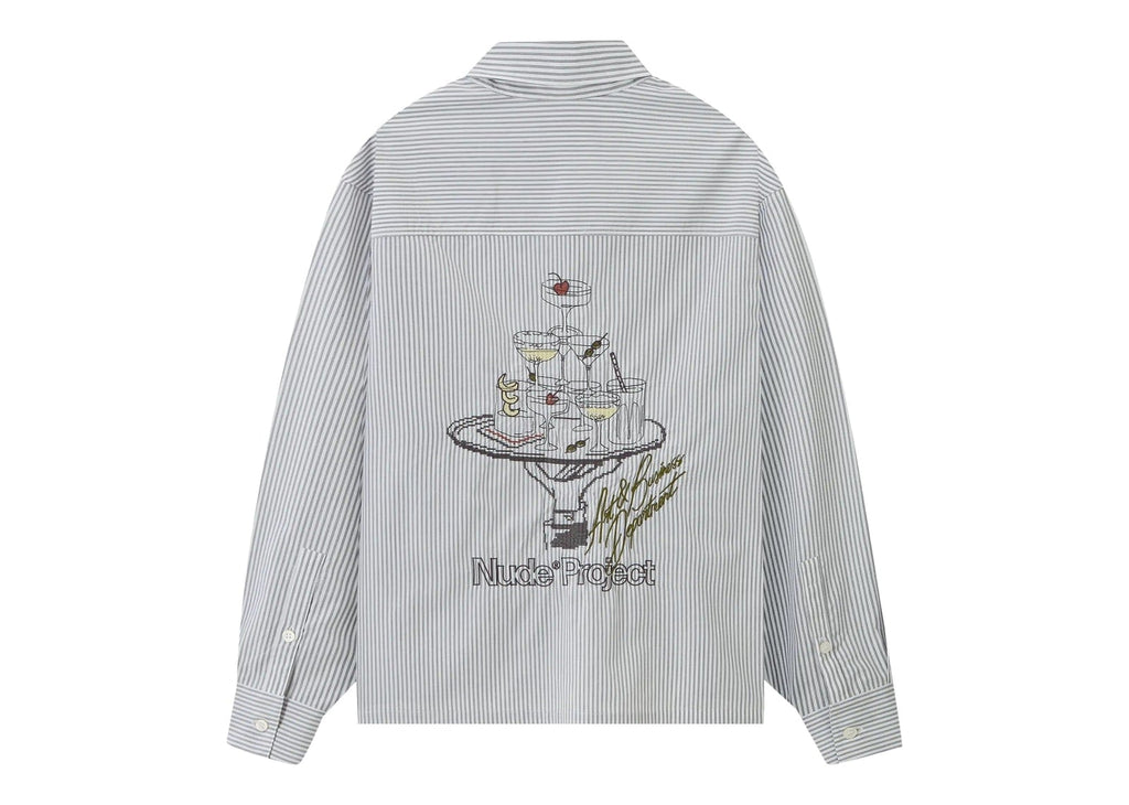 Nude Project Art & Business Shirt Blue