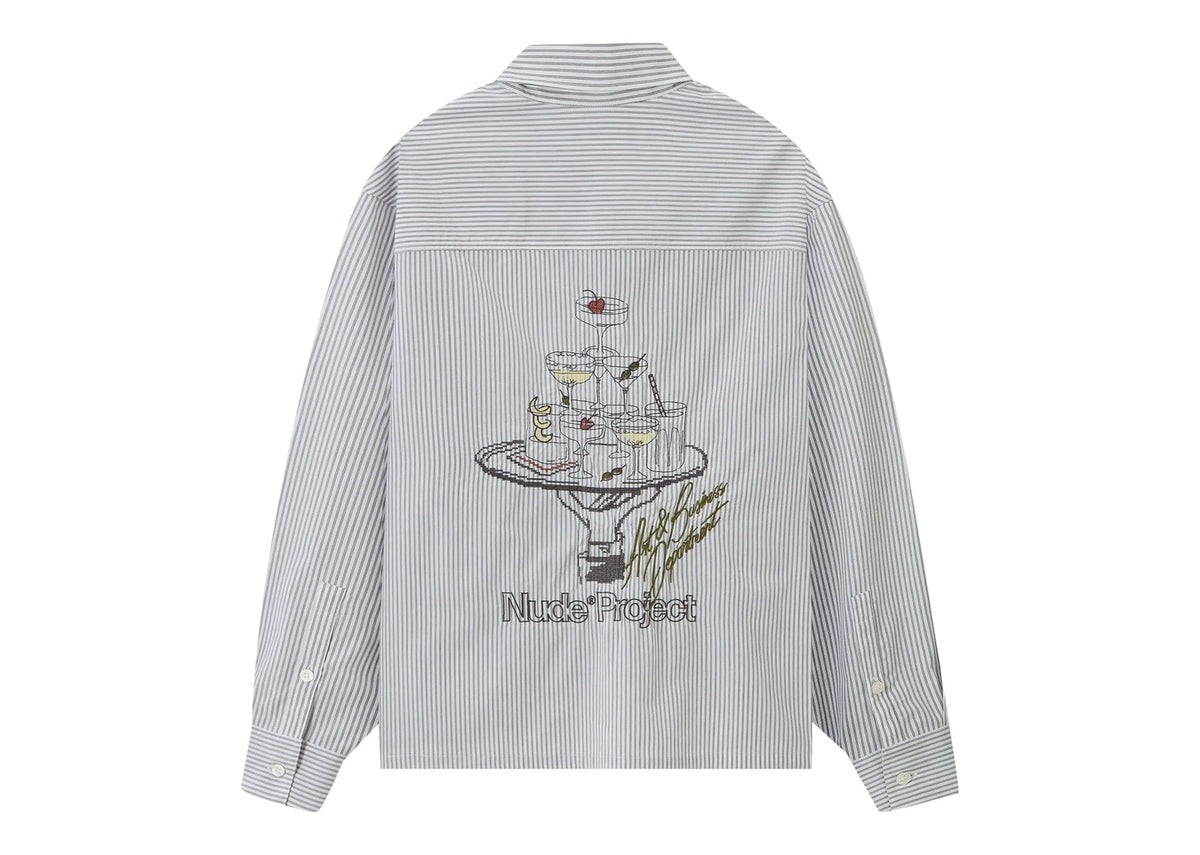 Nude Project Art & Business Shirt Blue