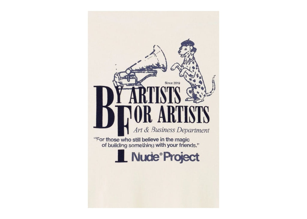 Nude Project Art & Business Tee Ivory