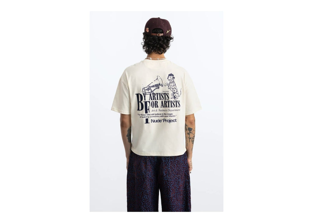 Nude Project Art & Business Tee Ivory