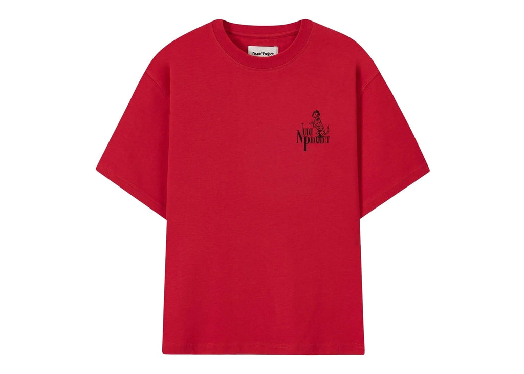 Nude Project Art & Business Tee Red