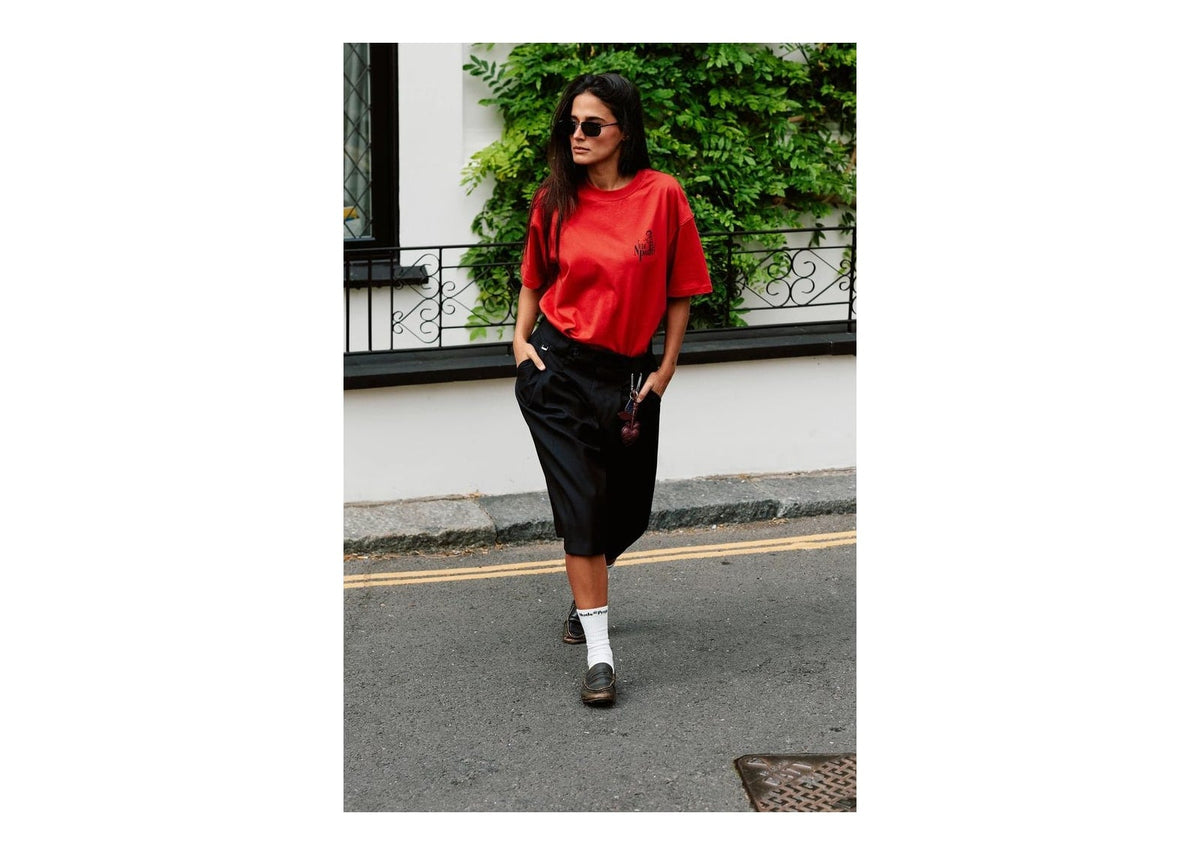 Nude Project Art & Business Tee Red