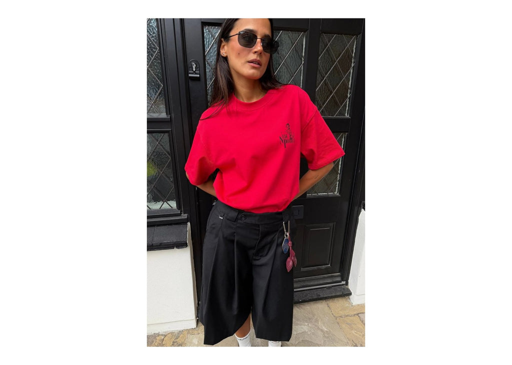 Nude Project Art & Business Tee Red