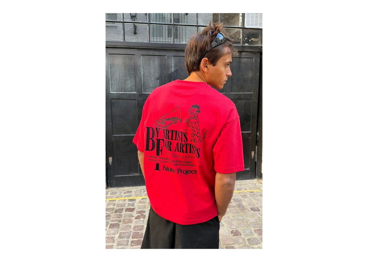 Nude Project Art & Business Tee Red