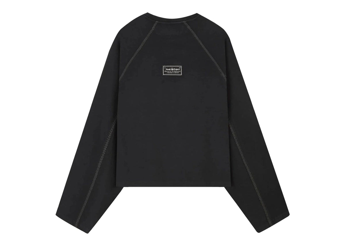 Nude Project Basic Long-Sleeve Tee Black
