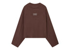Nude Project Basic Long-Sleeve Tee Brown