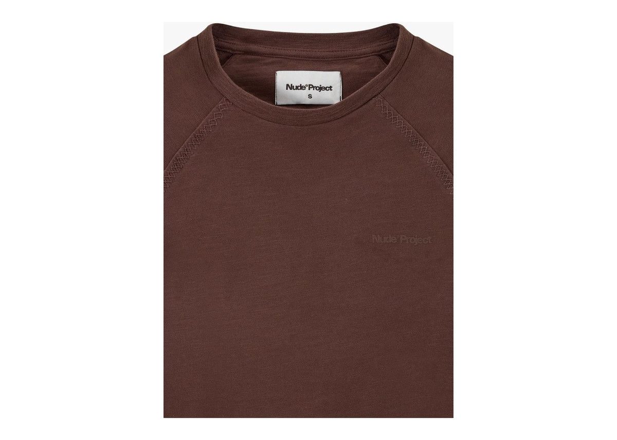 Nude Project Basic Long-Sleeve Tee Brown