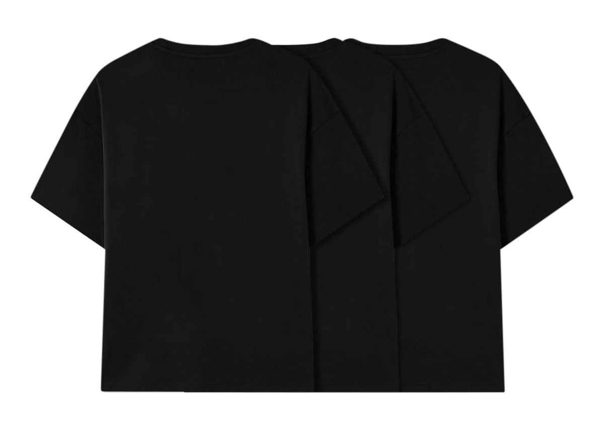 Nude Project Basic Tee Black 3 x Pack