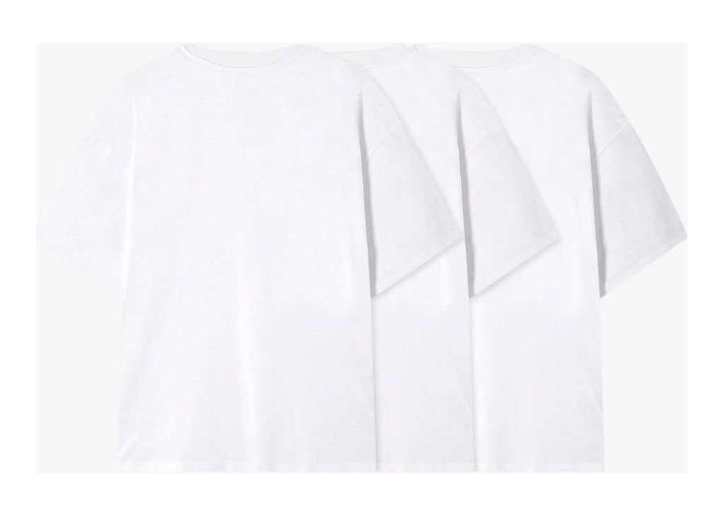 Nude Project Basic Tee White 3 x Pack