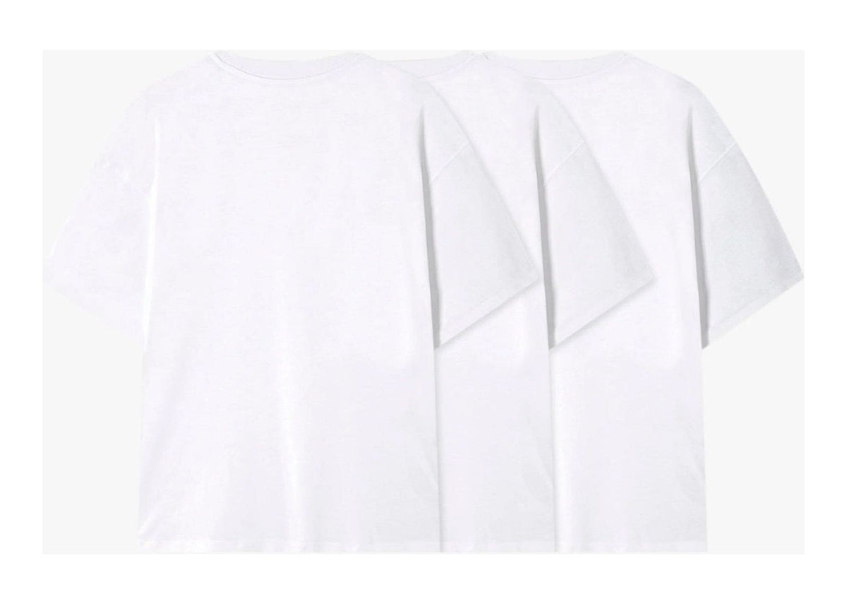 Nude Project Basic Tee White 3 x Pack