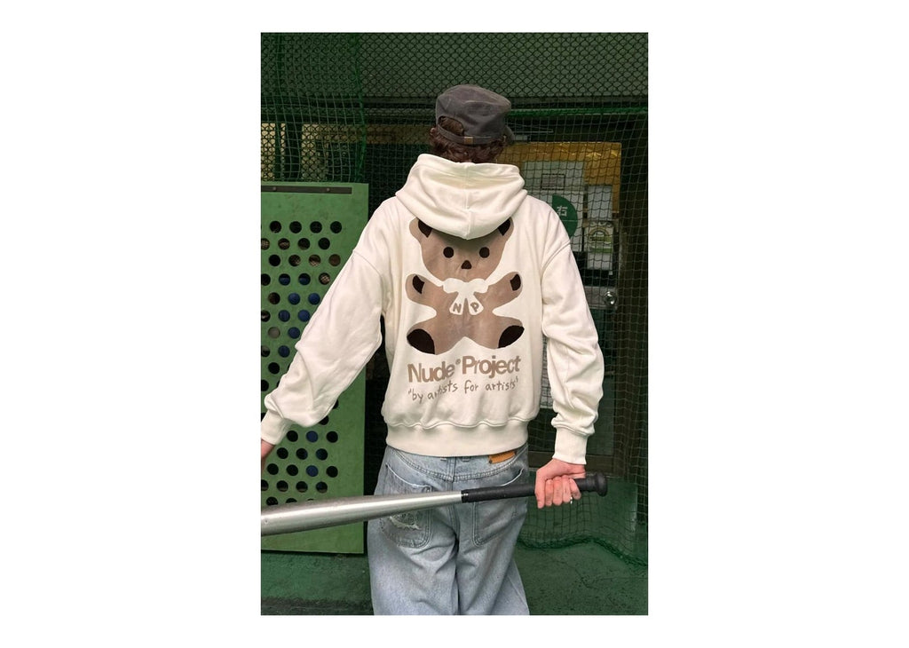 Nude Project Bear Hoodie Marshmallow