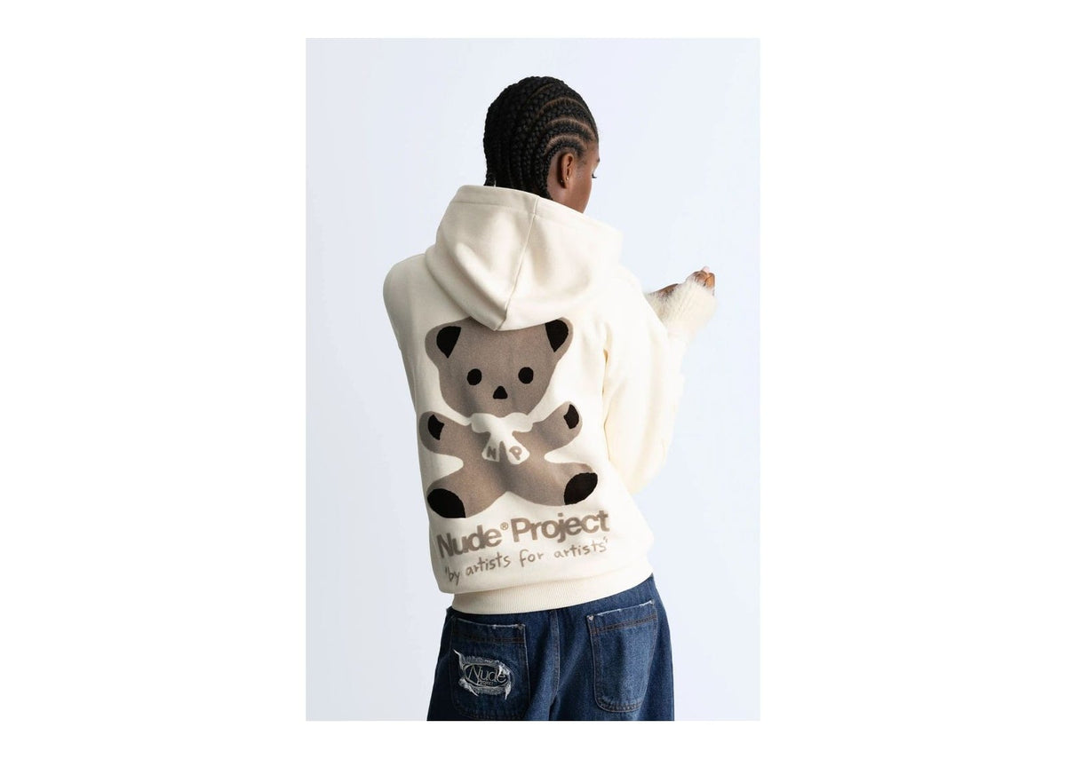 Nude Project Bear Hoodie Marshmallow