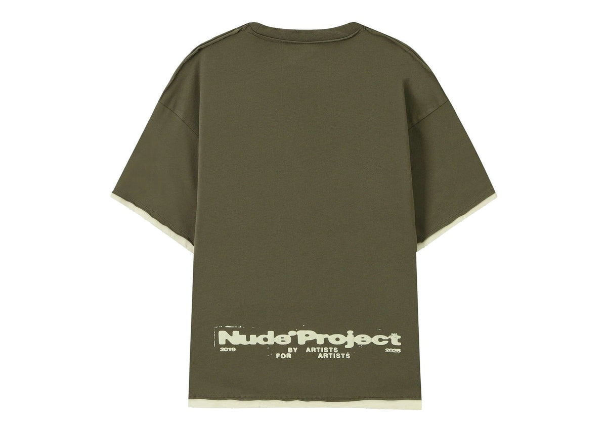 Nude Project Bear Tee Green