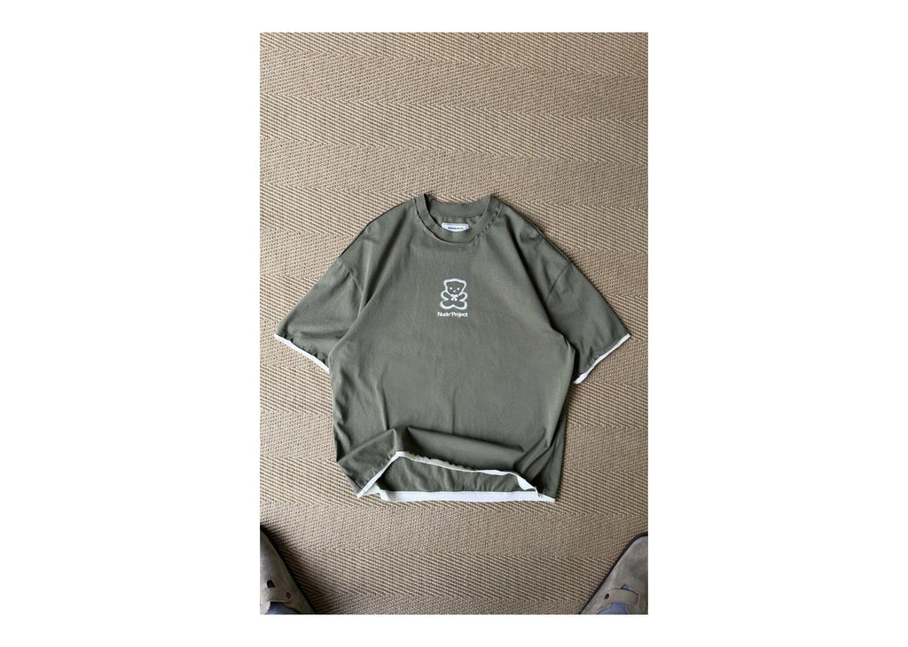 Nude Project Bear Tee Green
