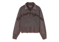 Nude Project Beast Quarter-Zip Knit Brown