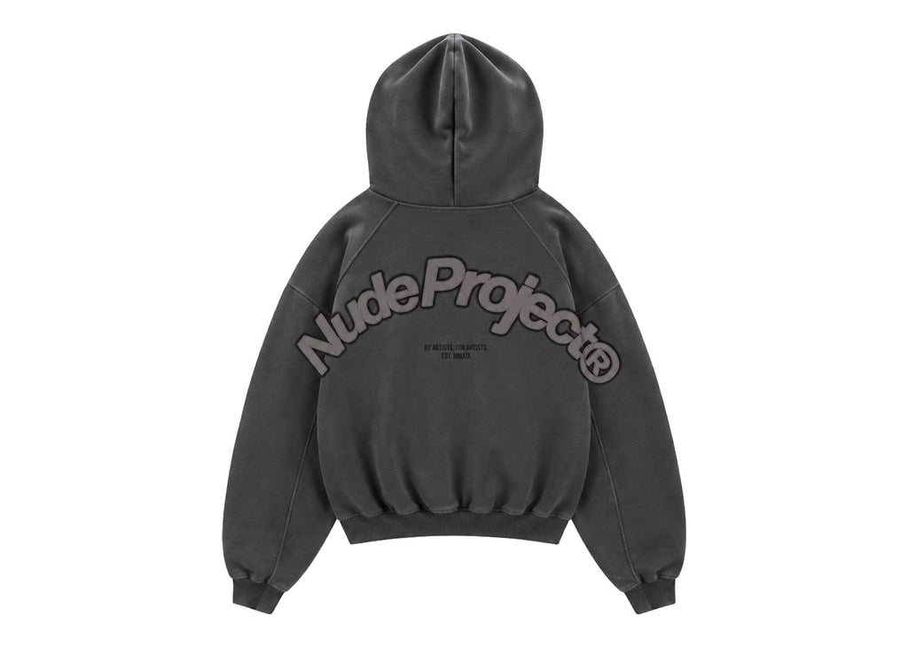 Nude Project Beast Zip-Up Hoodie Ash