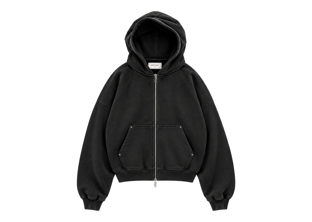 Nude Project Beast Zip-Up Hoodie Ash