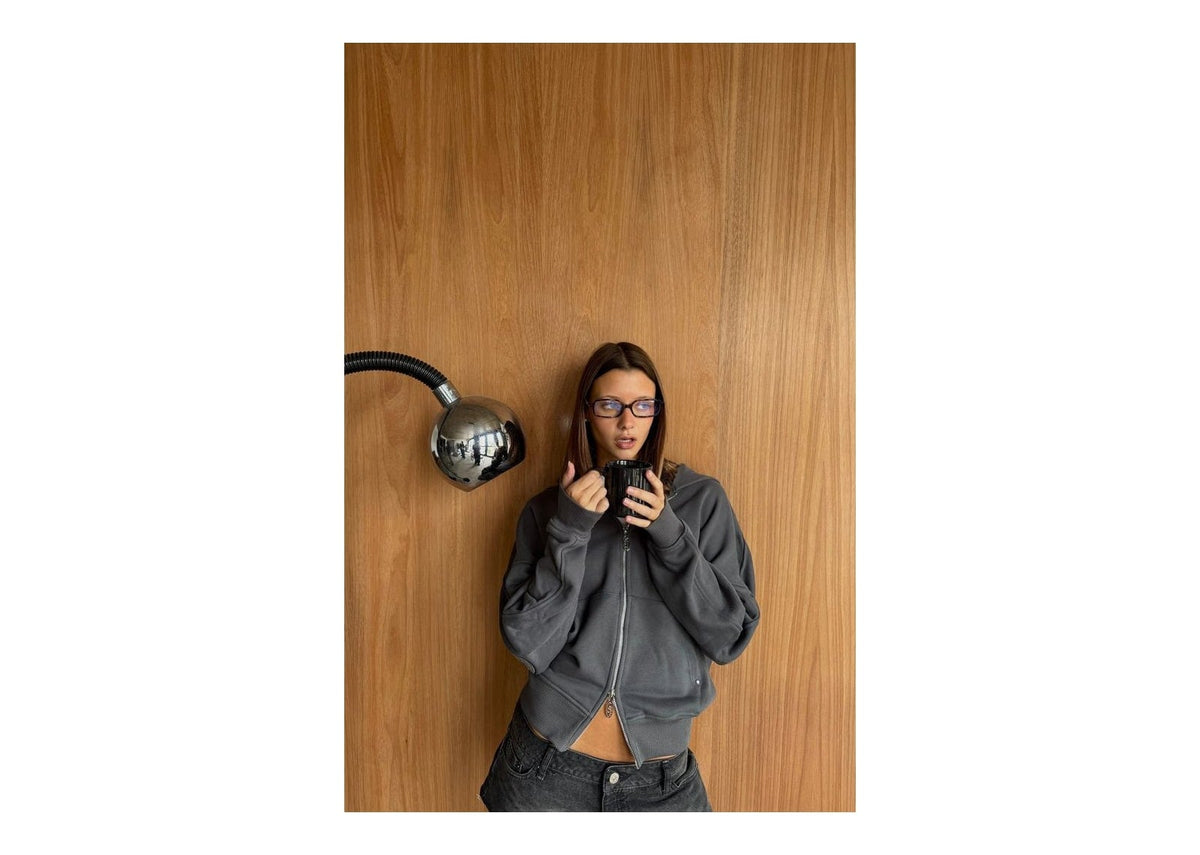 Nude Project Beast Zip-Up Hoodie Ash