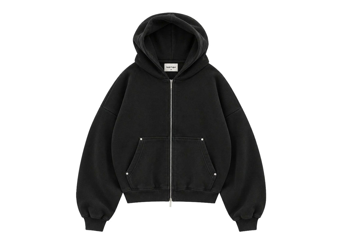 Nude Project Beast Zip-Up Hoodie Black
